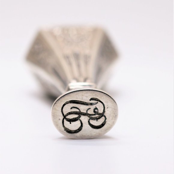 Antique French Sterling Wax Seal - Picture 5 of 9